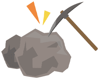 体が化石の状態